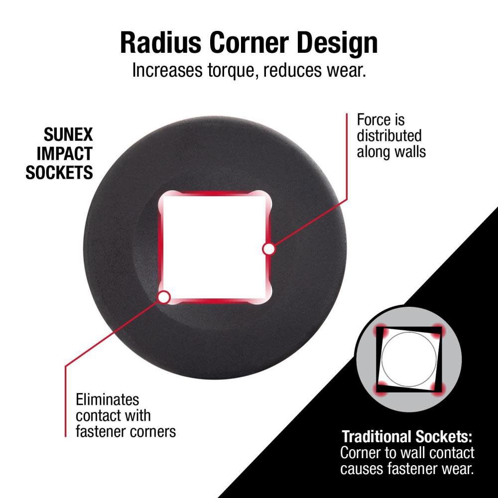 Sunex 4 pc. 3/8 In. Drive Impact Wobble Ext Set, large image number 4