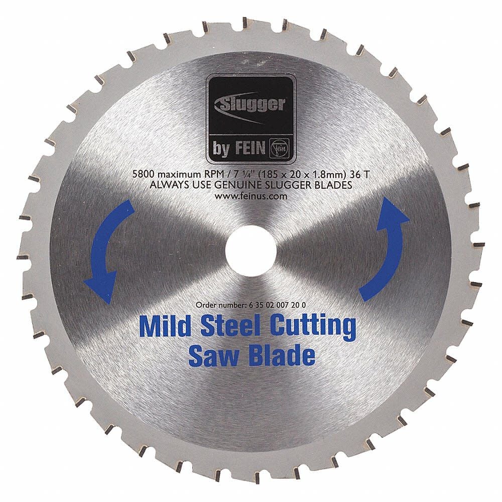 Fein 7.25 In. Mild Steel Saw Blade for 7.25 In. Slugger by Metal Cutting Saw, large image number 1