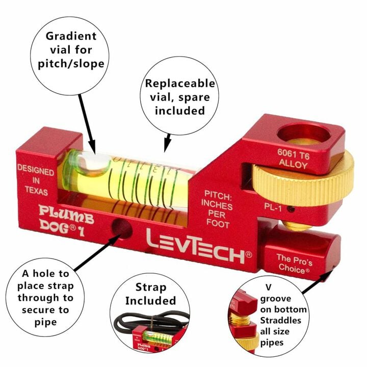 LevTech PL1 Plumbers Gradient Slope Level, large image number 6