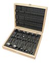 Fisch 16-Piece Imperial Black Shark Forstner Bit Set With Wooden Box, small image number 1