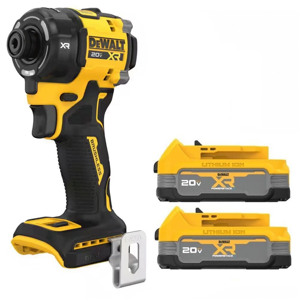 DEWALT 20V MAX 1/4 Inch Cordless Impact Driver & Compact Battery Bundle - DEW000011320