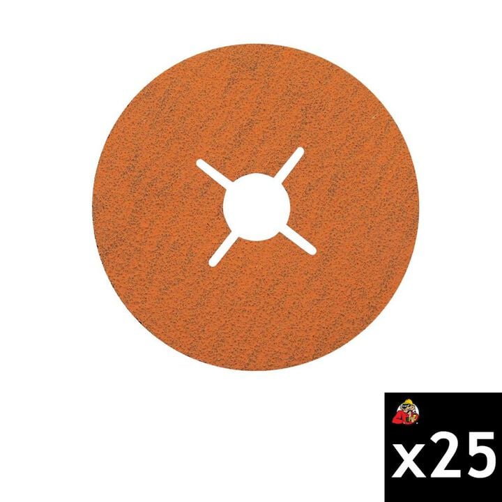 Walter COOLCUT XX 4-1/2 x 7/8 Inch 36 Grit Sanding Disc 25 Pieces