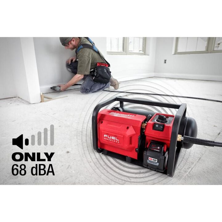 Milwaukee M18 FUEL 2 Gallon Compact Quiet Compressor (Bare Tool), large image number 6