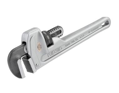 Ridgid 10 In. Aluminum Pipe Wrench, large image number 0