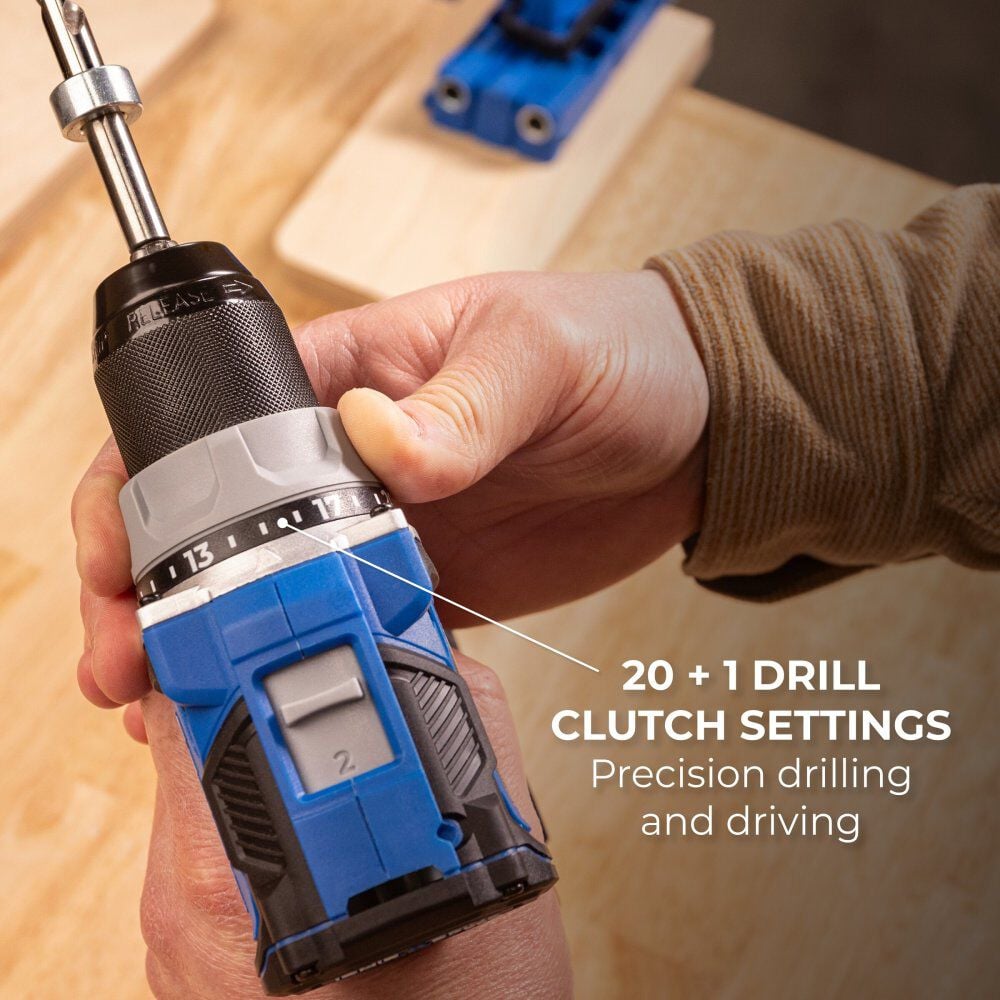 Kreg 20V Ionic Drive 1/2 Inch Compact Drill (Bare Tool), large image number 5