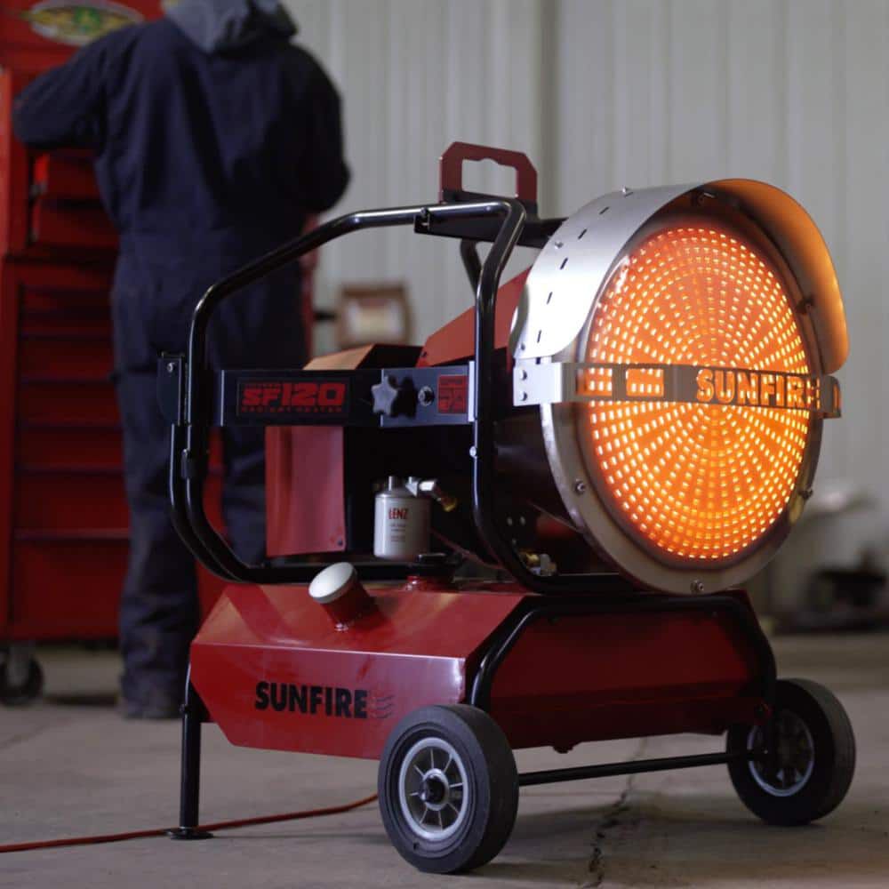 Sunfire SF120 120,000 Btu 2800 Square-Foot Area Diesel/Kerosene Radiant Heater, large image number 13