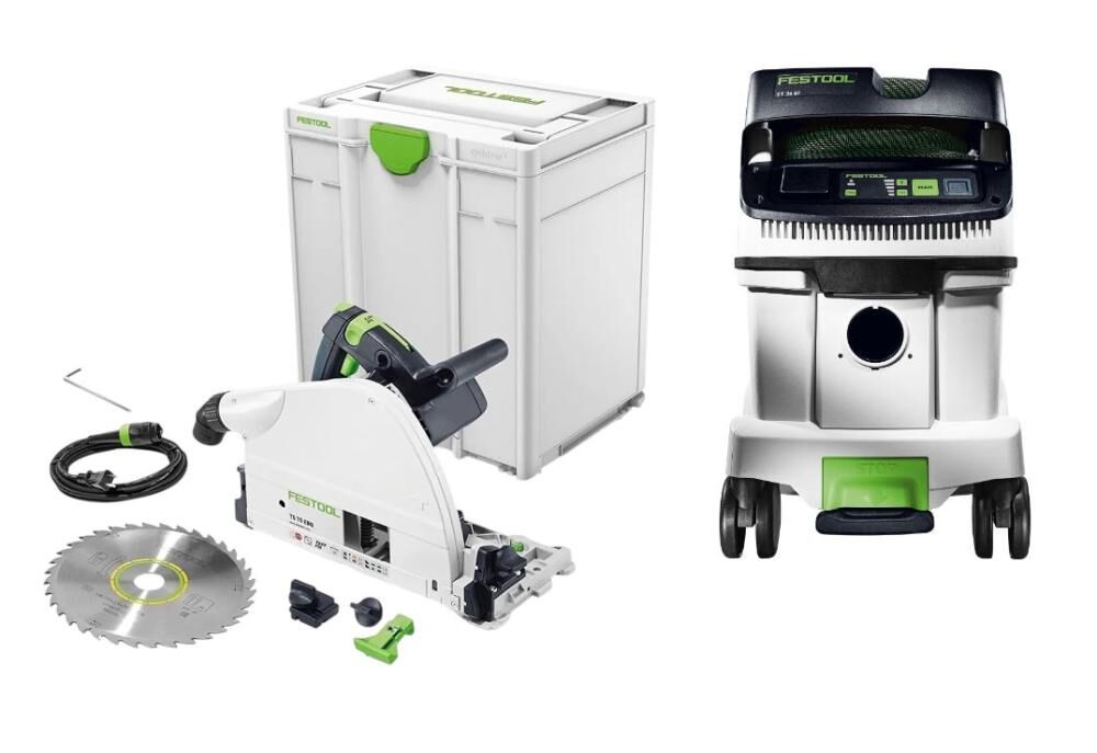 Festool TS 75 EQ-F-Plus Track Saw Bundle, large image number 1