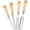 Stanley Sweetheart 4 Pc. Socket Chisel Set with Tool Roll, small image number 3