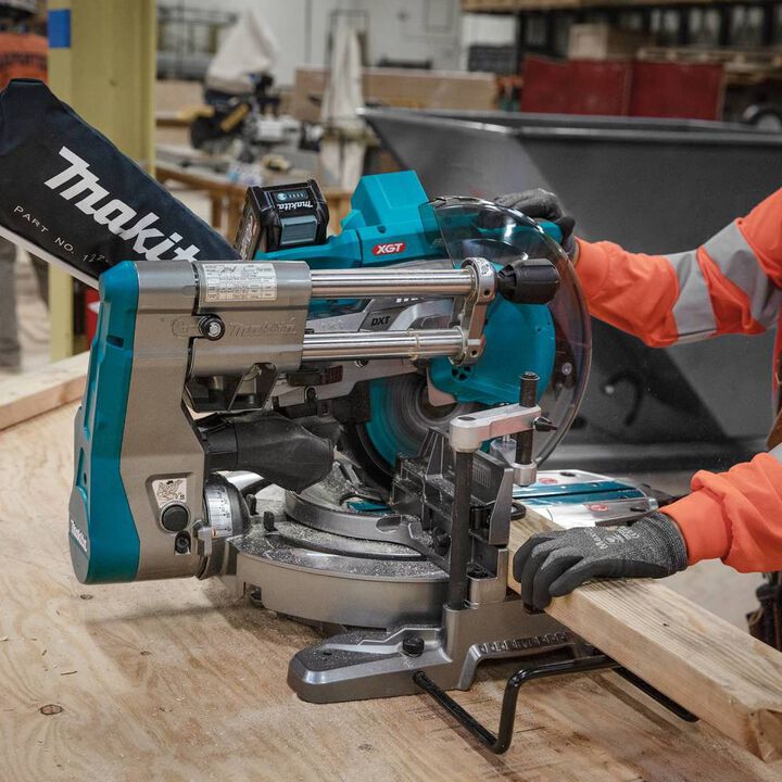 Makita 40V max XGT Dual Bevel Sliding Compound Miter Saw Kit 10in, large image number 8