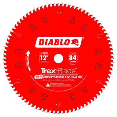 Diablo Tools 12 in x 84 Tooth Composite Material/Plastics TrexBlade, large image number 0