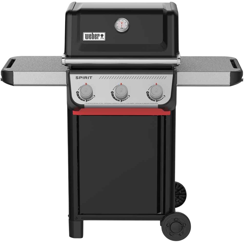 Weber Spirit E-310 26.6 Inch 3-Burner 24000 BTU Black Liquid Propane Gas Grill, large image number 1
