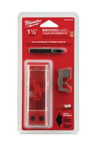 Milwaukee 1-1/2 in. SwitchBlade 3 Blade Replacement Kit, large image number 0