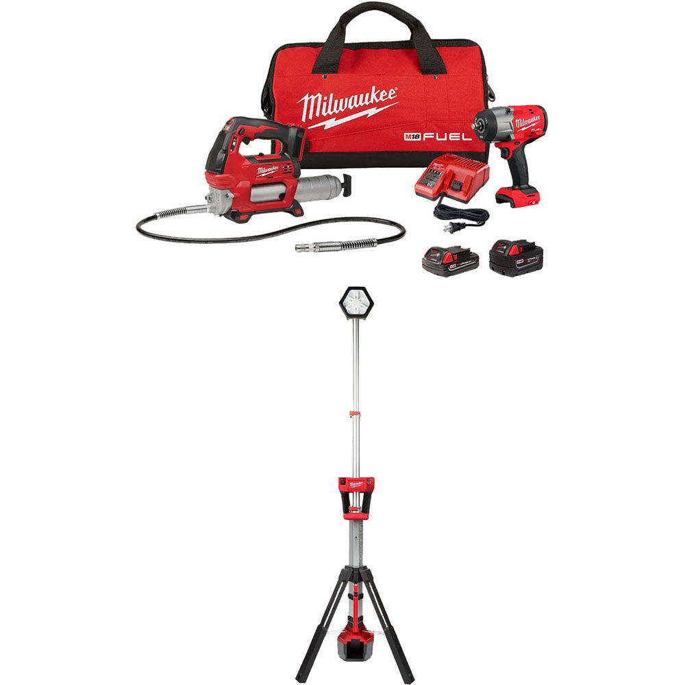 Milwaukee M18 Fuel 1 2 Inch Htiw Combo Kit Dual Power Tower Light Bundle Mil000011341 Sansujyuku sansujyuku.com