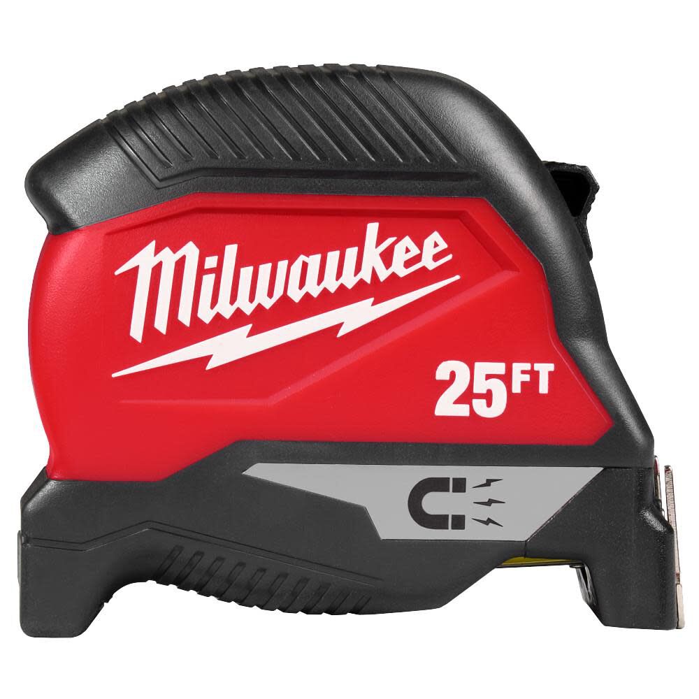 Milwaukee 25 Ft. Magnetic Tape Measure, large image number 1