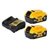 DEWALT 20V MAX* XR 10 Inch Double Bevel Fixed Miter Saw, Compact Miter Saw Stand, & 5Ah Starter Kit Bundle, small image number 4