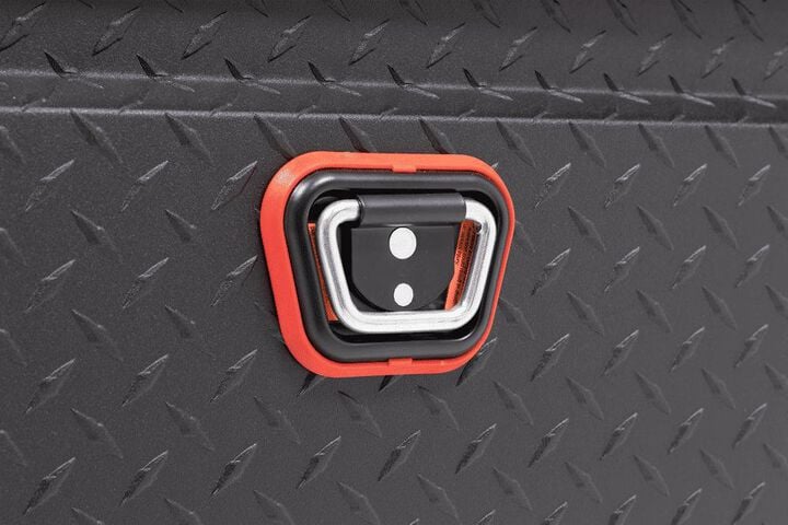 Weather Guard Saddle Truck Tool Box Aluminum Full Deep Textured Matte Black, large image number 7
