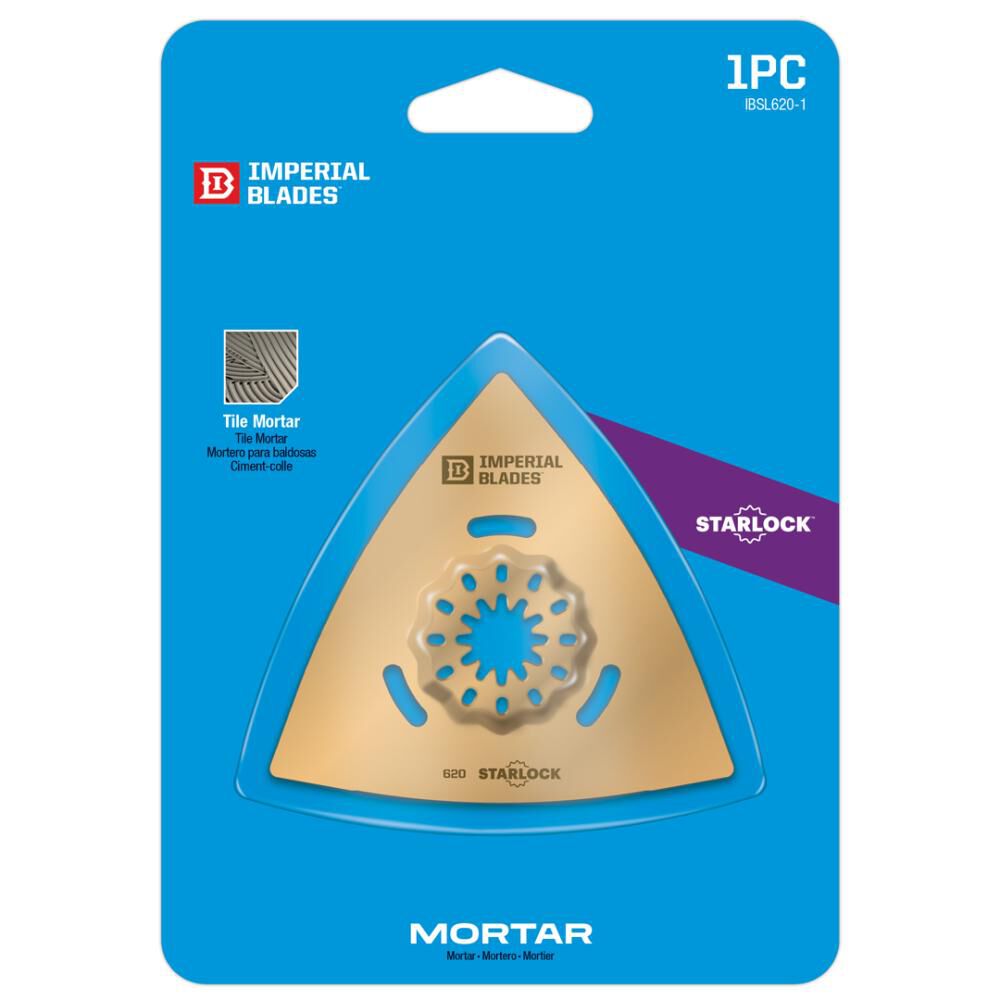 Imperial Blades Starlock 3 1/8in Carbide Grit Triangle Rasp 1pc, large image number 4