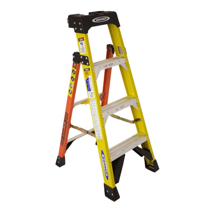 Werner LEANSAFE 4 ft Type IAA Fiberglass Leaning Ladder
