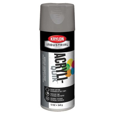 Krylon Industrial Acryli-Quik Smoke Gray 12 oz.