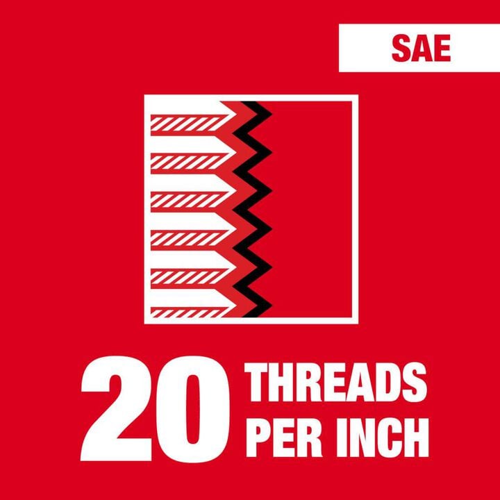 Milwaukee 1/2 in -20 NF Straight Flute Plug Tap, large image number 1