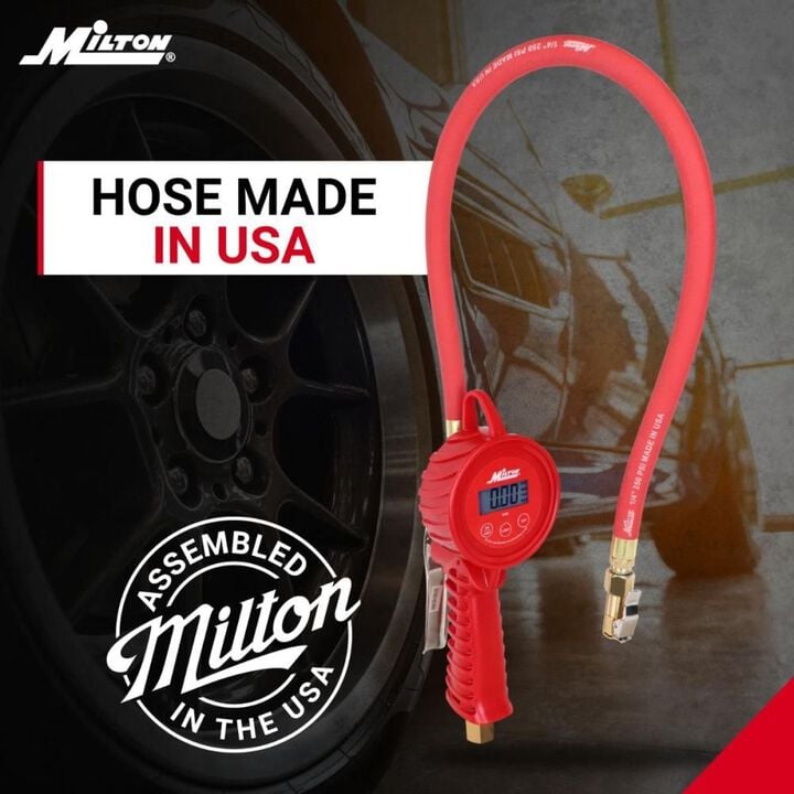 Milton 555e Digital Tire Inflator Gauge, 5 to 220 PSI,  1 PSI Accuracy, large image number 11