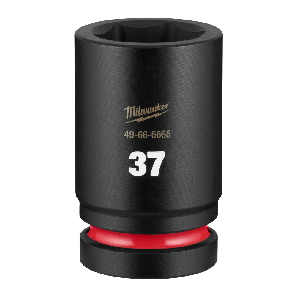 Milwaukee SHOCKWAVE Impact Duty 1 Inch Drive 37mm Deep 6 Point Socket - 49-66-6665