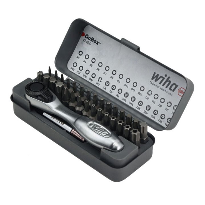 Wiha GoBox Master Torx Bit Set with Mini Ratchet 32pc, large image number 1