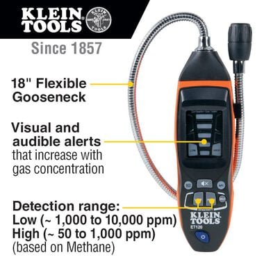 Klein Tools Combustible Gas Leak Detector, large image number 1