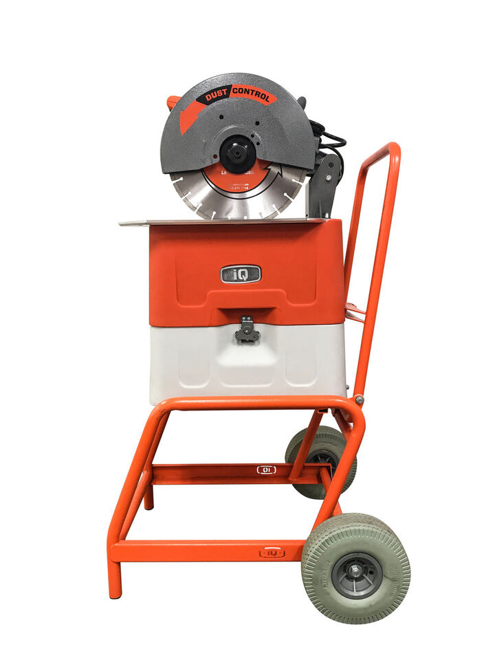 iQ Power Tools 14 in Masonry Saw with Built In Dust Control Vacuum System, large image number 2