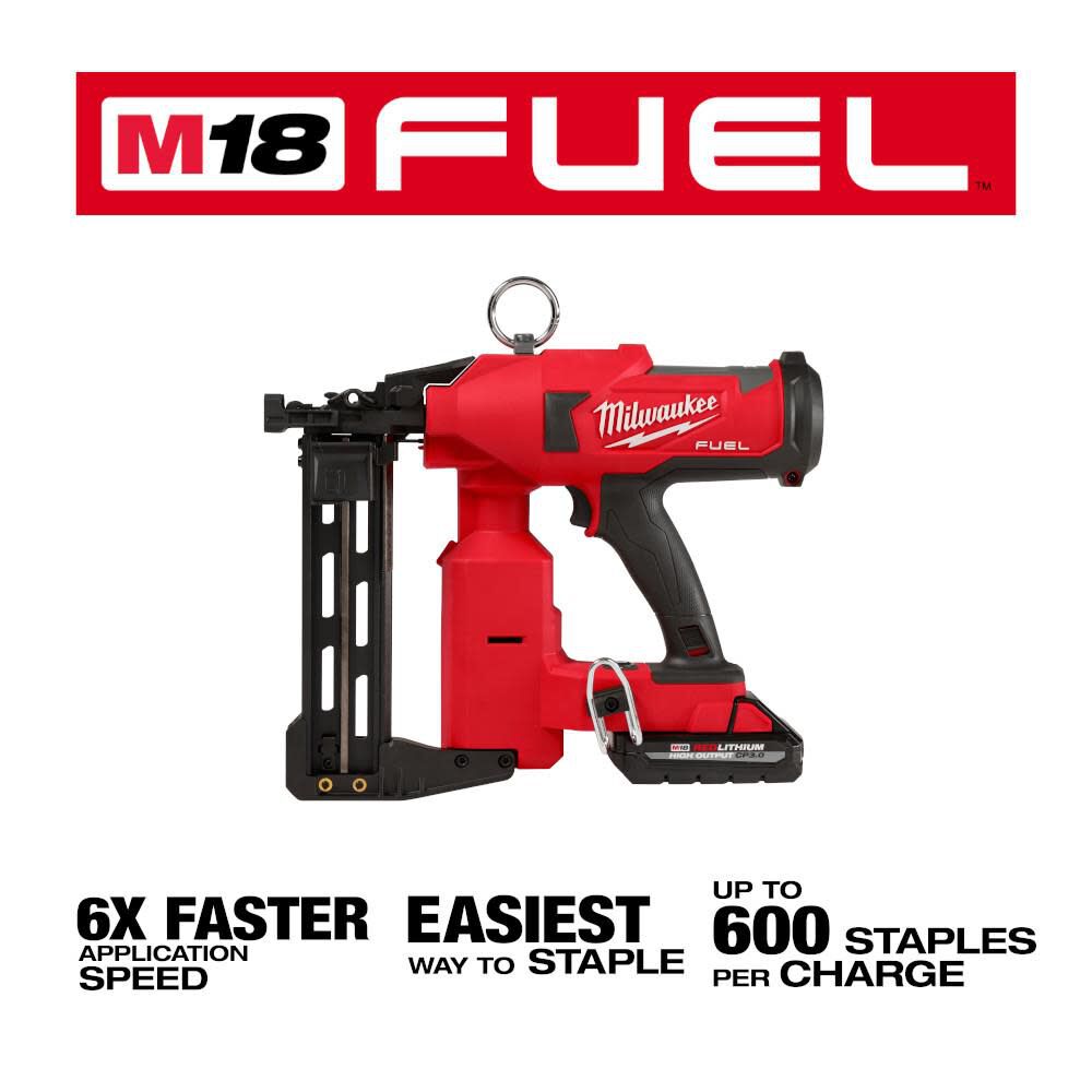 Milwaukee M18 FUEL Utility Fencing Stapler Kit 2843 22 Acme Tools