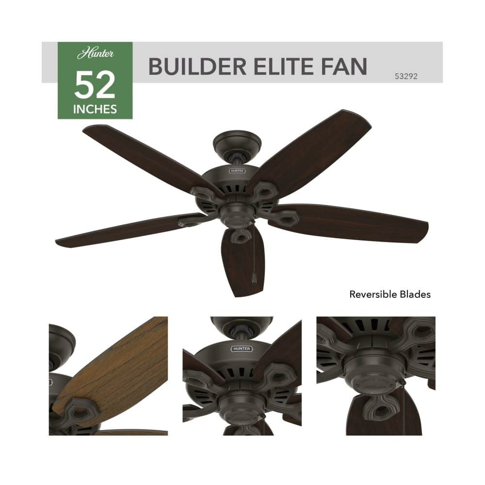 Hunter Builder Elite Ceiling Fan - Thumbnail 3