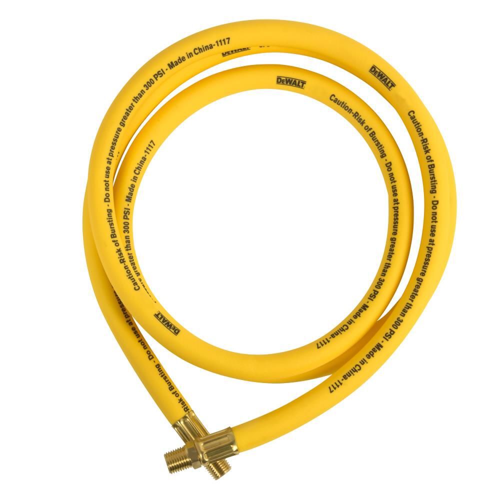 DEWALT 1/2 in. x 6 ft. Premium Hybrid Lead-in Air Hose, large image number 5