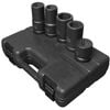 Sunex 1 Inch Drive SAE & Metric 6 Point Wheel Service Impact Socket Set, 5 Piece, small image number 1