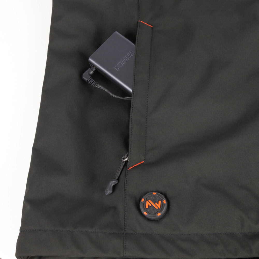Mobile Warming Alpine Bluetooth Heated Jacket 7.4 Volt Mens Black