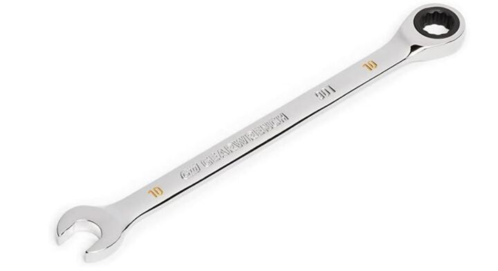GEARWRENCH 10mm 90T 12 Point Ratcheting Combination Wrench, large image number 2