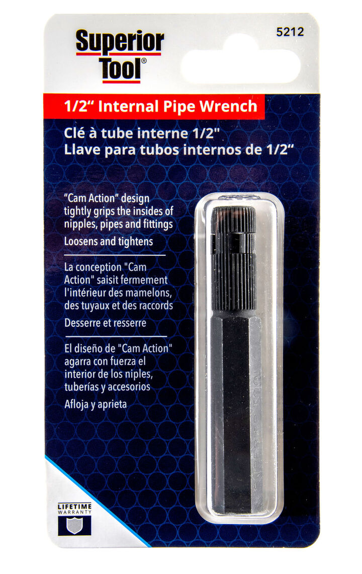 Superior Tool 1/2 Inch Internal Pipe Wrench, large image number 4