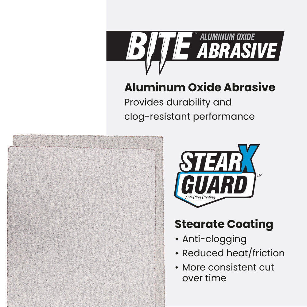 Spyder 8-Sheets Alum Oxide 220 Grit Sandpaper with Stearate, 4.5 x 5.5 Inch, large image number 5