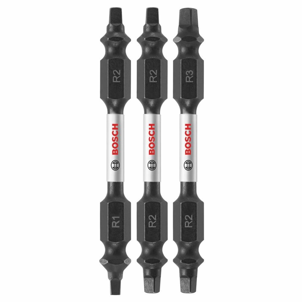 Bosch 3 pc Impact Tough 2.5 In Square Double-Ended Bit Set, large image number 8