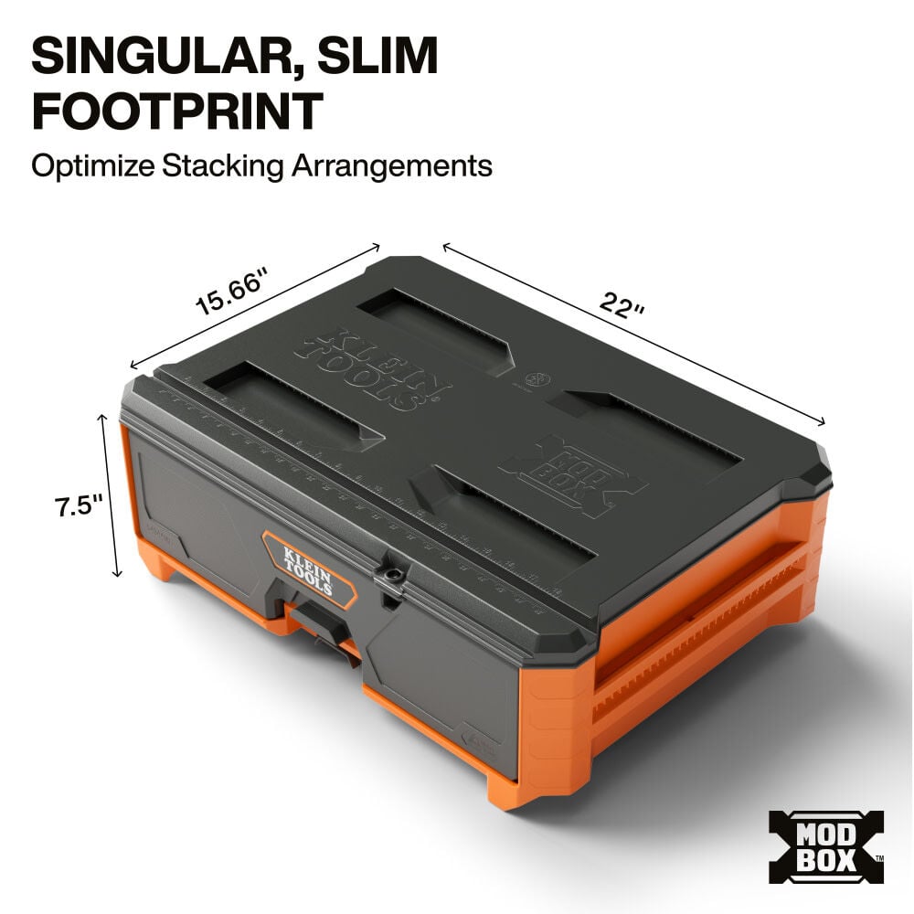 Klein Tools MODbox Compact Single Drawer, Full Width, large image number 2