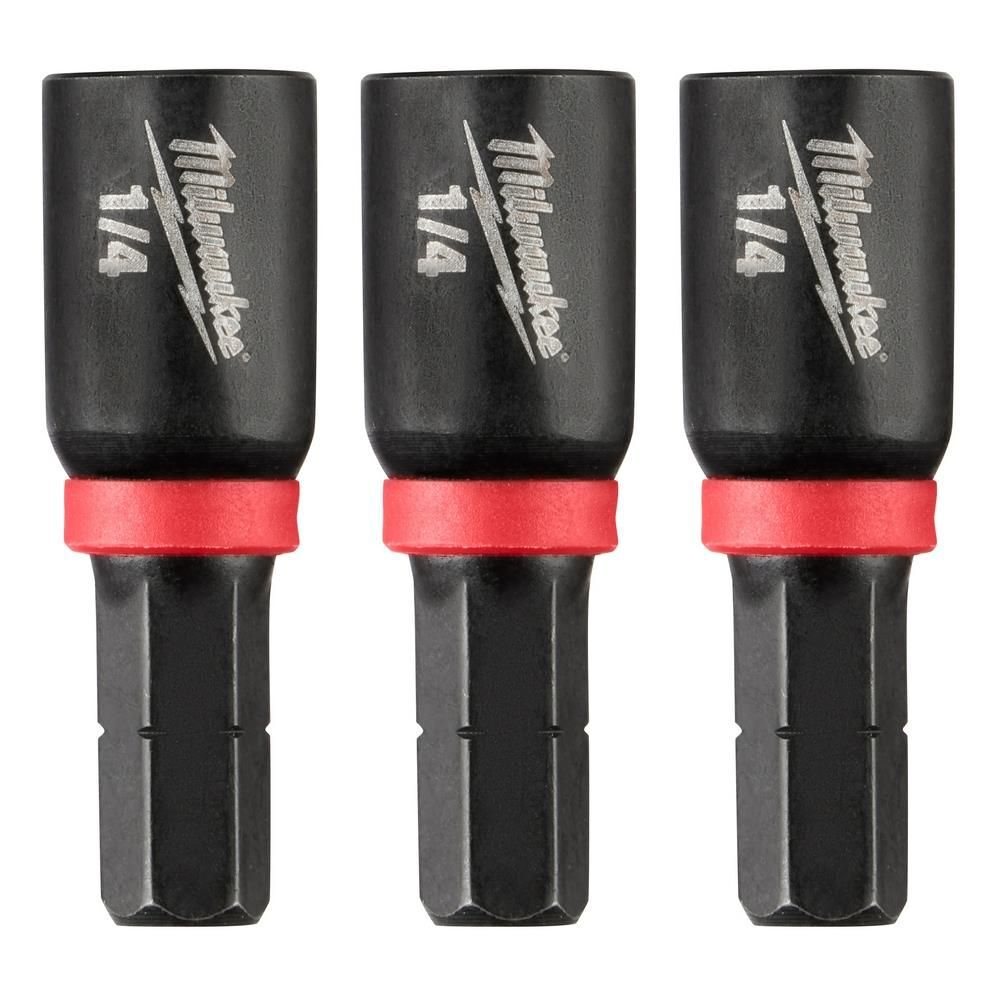 Milwaukee SHOCKWAVE 1/4 in. Insert Nut Driver 3PK, large image number 1