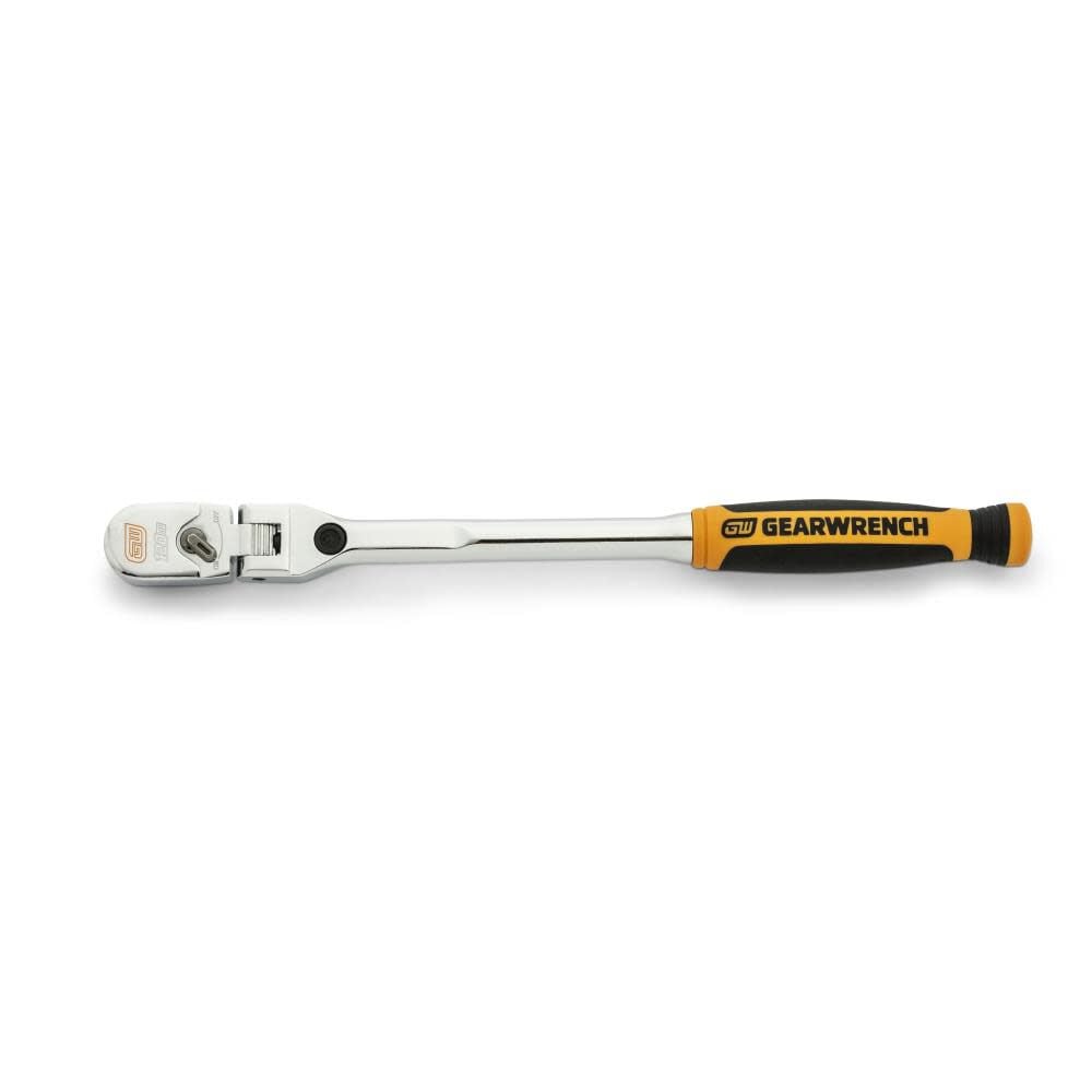 GEARWRENCH 120XP Ratchet 1/4 Inch Drive Dual Material Handle Locking Flex Head 9 Inch, large image number 1