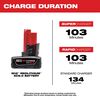 Milwaukee M12 REDLITHIUM XC 6.0Ah Extended Capacity Battery Pack, small