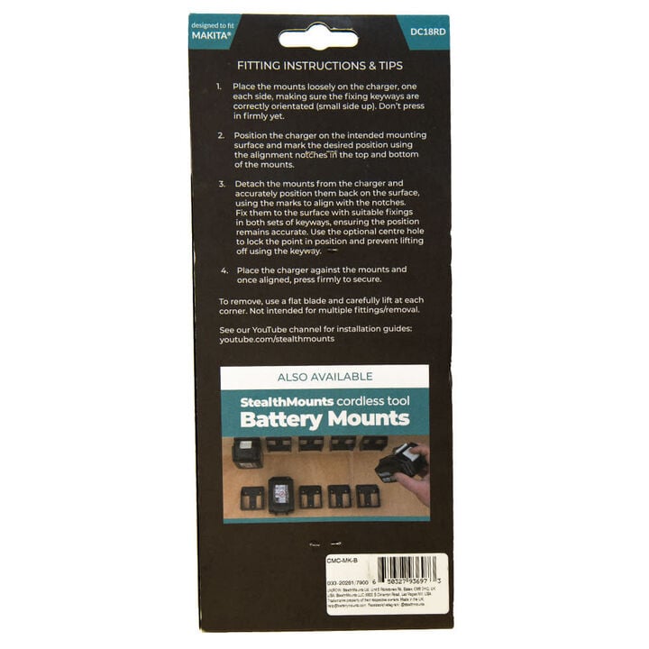 Stealthmounts Charger Mount Makita DC18RD, large image number 6