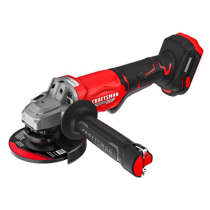 CRAFTSMAN Promotional 20V MAX 4-1/2 Inch Brushless Cordless Angle Grinder (Bare Tool), large image number 9