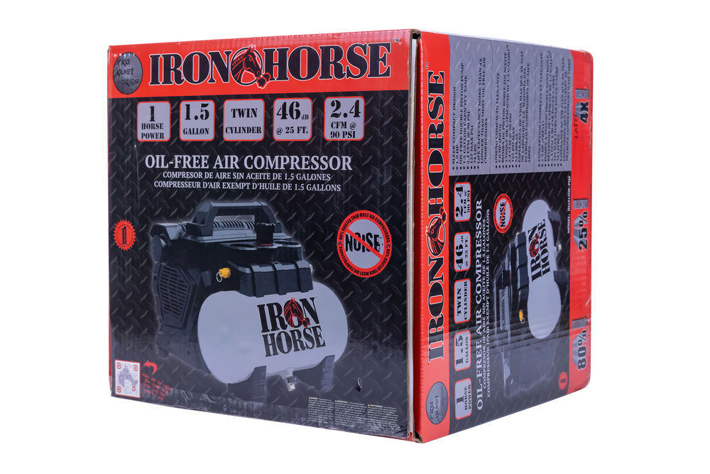 Iron Horse .75hp 1.5 Gallon Hot Dog Air Compressor, large image number 6