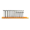 GEARWRENCH 1/2 Inch Drive 6 Point Metric Hi-Viz Deep Socket Set 10 Pieces, small image number 1