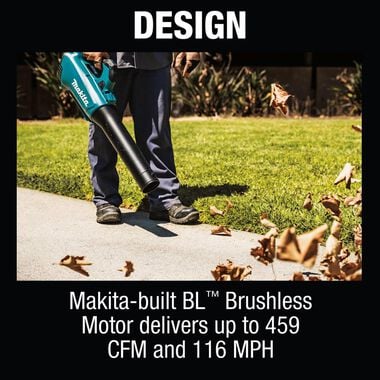 Makita 18V LXT Lithium-Ion Brushless Cordless Blower Kit (4.0Ah), large image number 5