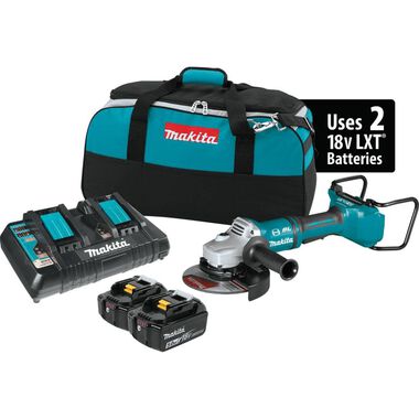 Makita 18V X2 (36V) LXT 7in Cut Off/Angle Grinder Kit with Electric Brake