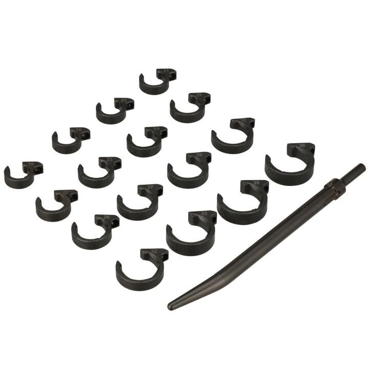 Milton Metric Shockit Line Wrench Set 16pc