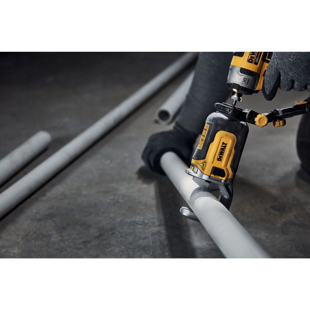 DEWALT IMPACT CONNECT PVC/PEX Pipe Cutter Attachment DWAPVCIR from
